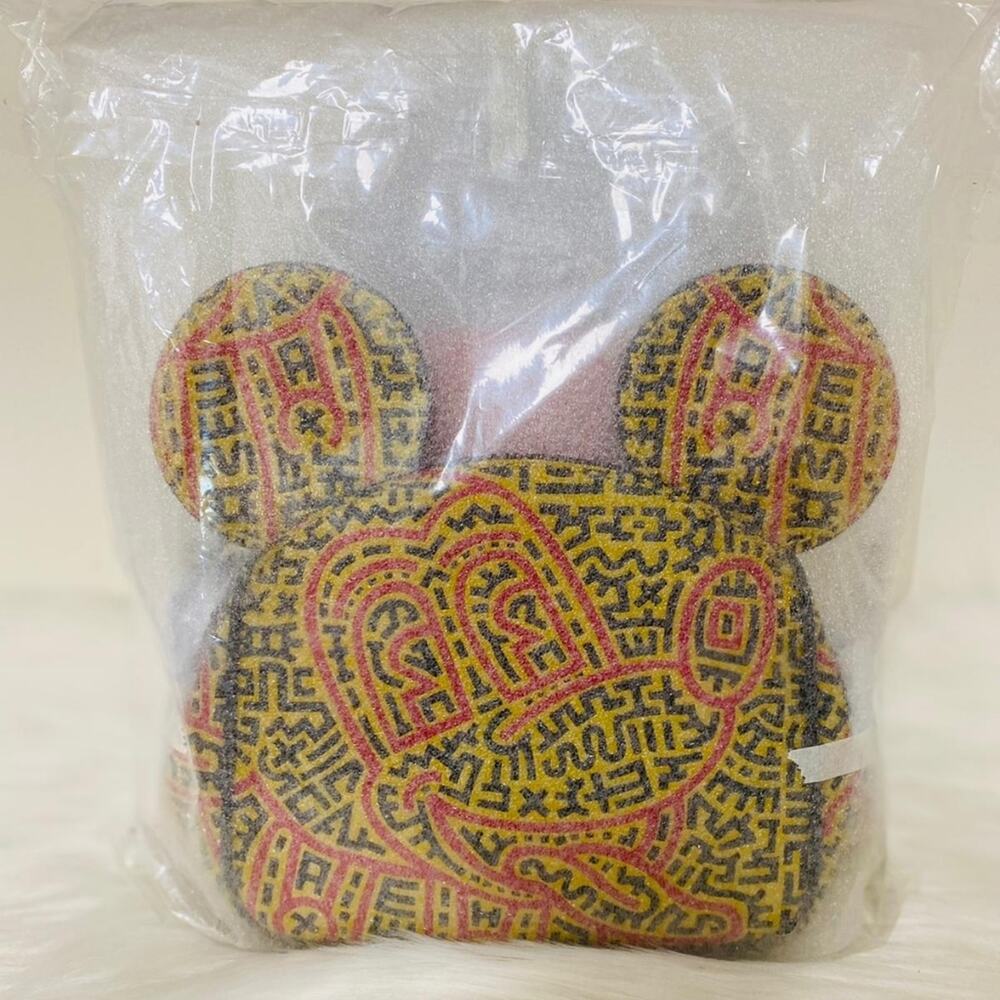 New Coach Disney Mickey Mouse Kisslock Bag/ Leather/Black-Yellow-Orang4 - Picture 9 of 12